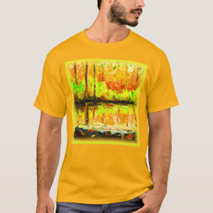 "Vibrant Swamp Forest" Cute Painting. Buy Now T-Shirt
