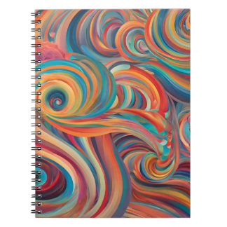 Vibrant Swirl Notebook