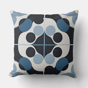 Vibrant Symmetric Abstract Design Unique Gift Idea Throw Pillow