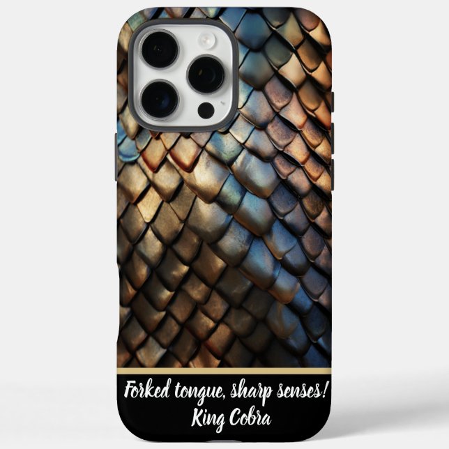 Vibrant, textured poisonous snakeskin Case-Mate iPhone case (Back)