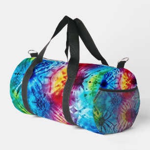 Vibrant Tie Dye Burst Weekender Bag