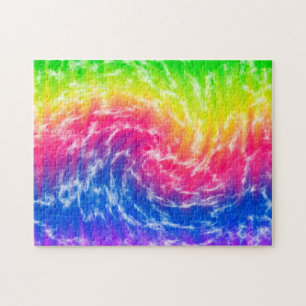 Vibrant Tie Dye Jigsaw Puzzle