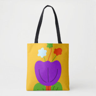 Vibrant Tones Tote Bag