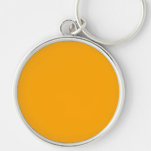 Vibrant Traffic Yellow Decor You Can Customize Keychain