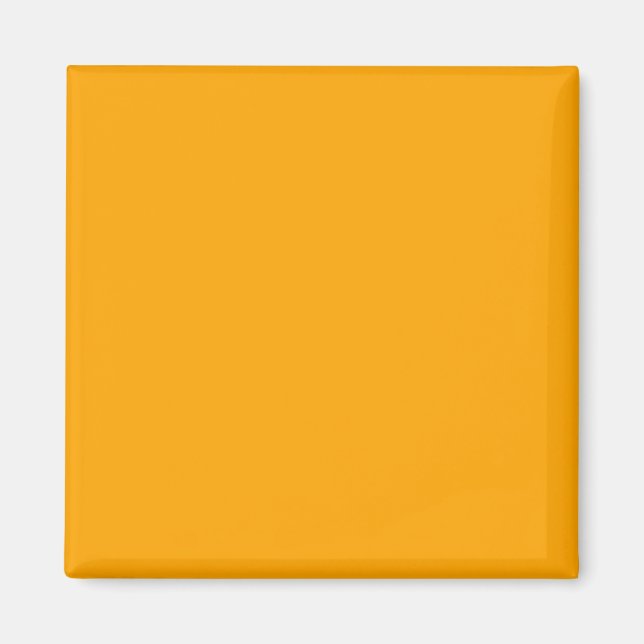 Vibrant Traffic Yellow Decor You Can Customize Magnet (Front)