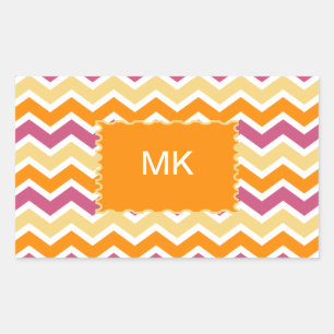 Vibrant Tribal ZigZag Sticker