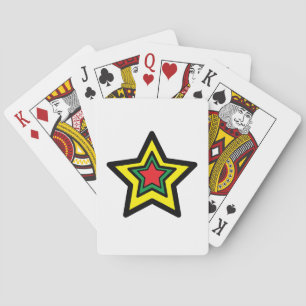 ⭐ Vibrant Triple Star Playing Cards