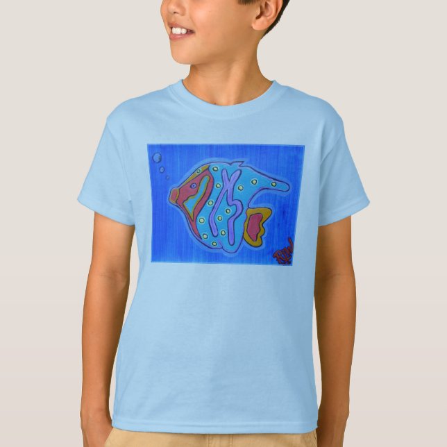 Vibrant Tropical Fish T-Shirt (Front)