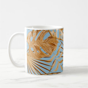 Vibrant Tropical Flowers: Colourful Seamless. Coffee Mug