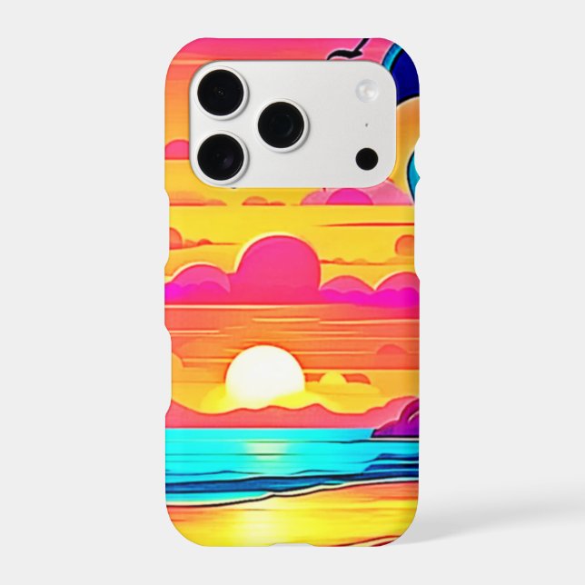 Vibrant Tropical Sunset (Back)