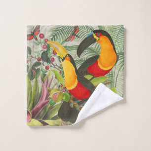 Vibrant Tropical Toucan Birds Art Exotic Jungle