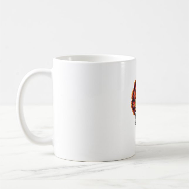 Vibrant Turkey Pride Art Classic T-Shirt Coffee Mug (Left)
