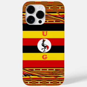 Vibrant Uganda Flag-Inspired Art Case-Mate iPhone 14 Pro Max Case