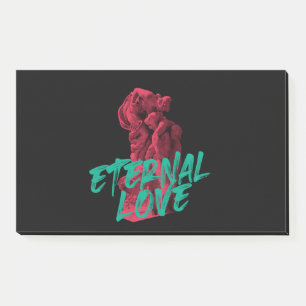 Vibrant, urban, trendy graphic design Eternal Love Post-it Notes