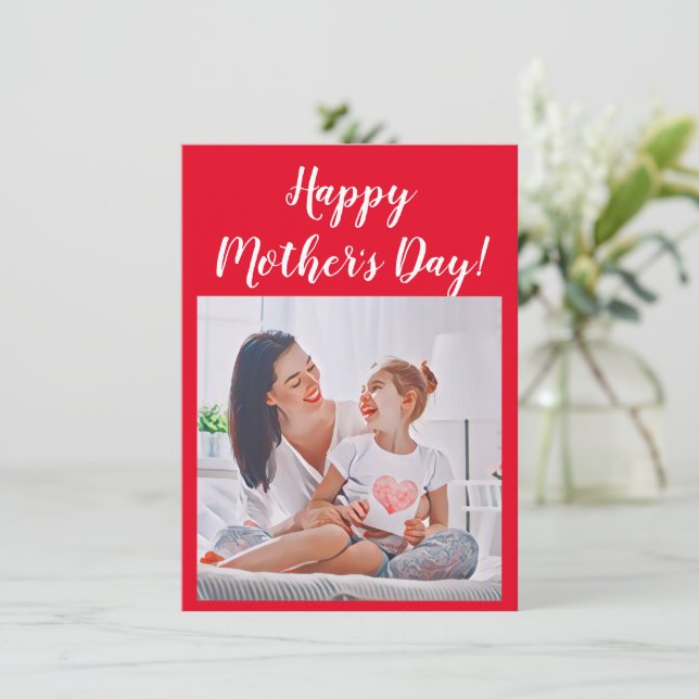 vibrant valentine heart  card (Standing Front)