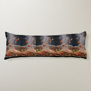 Vibrant Veggie Explosion Art – Dynamic Boiling Pot Body Pillow