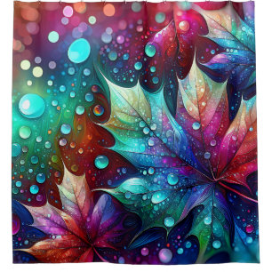 “Vibrant Veins: Abstract Leaves"