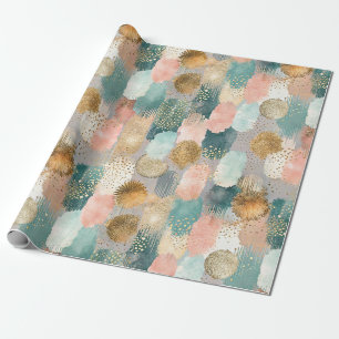 Vibrant Vertical Brushstroke Pattern (2) Wrapping Paper