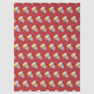 Vibrant Vintage Botanical Wildflower Bouquet Tissue Paper