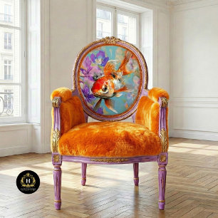 Vibrant Vintage Floral Fish Decoupage Tissue Paper