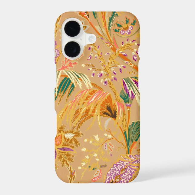 Vibrant Vintage Floral Pattern (Back)