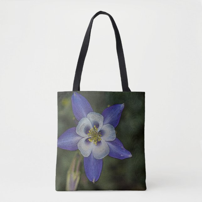 Vibrant violet matin Sac fourre-tout de gloire (Devant)