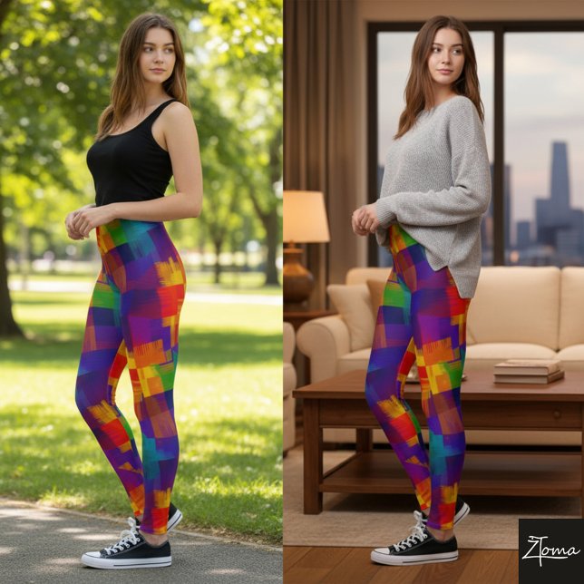 Vibrant Vortex Leggings (Creator Uploaded)