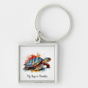 Vibrant Voyager, custom Keychain