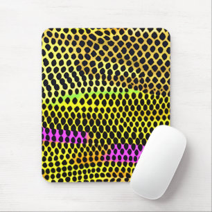 "Vibrant Wilderness" Colourful Abstract Print Mouse Pad