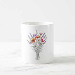 Vibrant Wildflower Bouquet Mother’s Day Coffee Mug