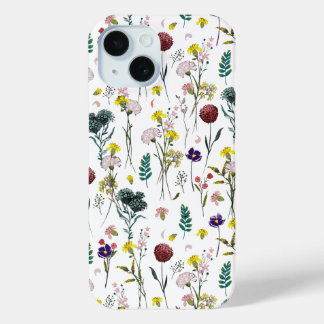 Vibrant Wildflower iPhone 15 Case