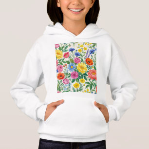 Vibrant Wildflower Meadow Botanical Garden Print