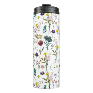 Vibrant Wildflower  Thermal Tumbler