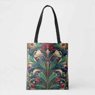 Vibrant William Morris Inspired Tote Bag