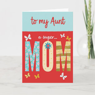 Vibrant Winged Mothers Day Card