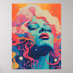 Vibrant Woman's Essence Poster