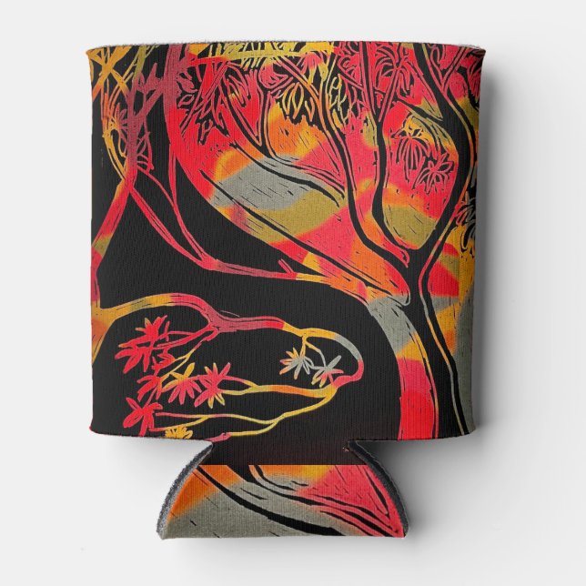 Vibrant Woods Can Cooler (Front)