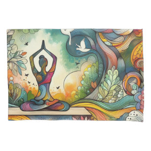 Vibrant Yoga Serenity Standard Pillowcase