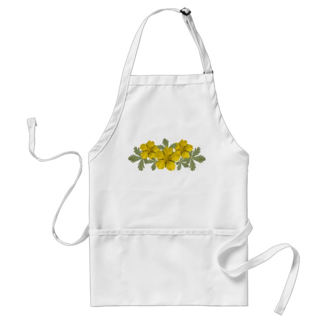 Vibrant Yosemite Wildflowers Apron (Front)