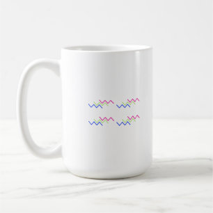 Vibrant Zigzag Energy Pattern  Coffee Mug