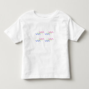 Vibrant Zigzag Energy Pattern T-Shirt