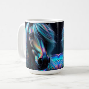 Vibrantly Coloured Horse With Iridescent Features Coffee Mug