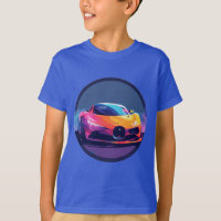 Vibrantly Rendered Sports Car