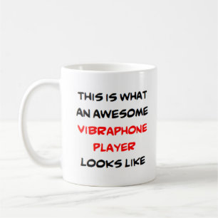 vibraphone player, awesome coffee mug