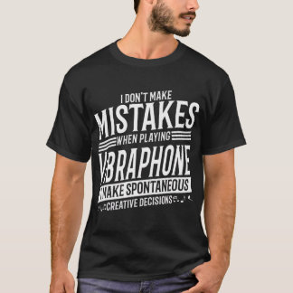 Vibraphone Player Musical Instrument Vibraphone T- T-Shirt