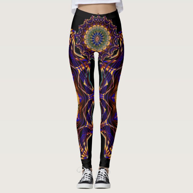 Vibrating Mandala Leggings (Front)