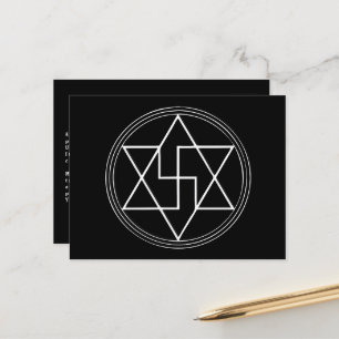 Vibrational & Sacred Geometry Healing Postcard