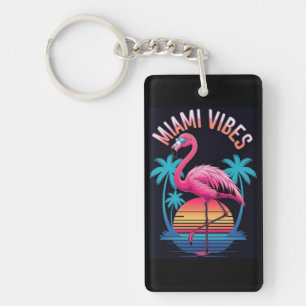 Vibrations de Miami Design de flamant rose d'été-6
