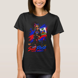 **Vibrations Haïtiennes | Sak Pase T-Shirt Fille H