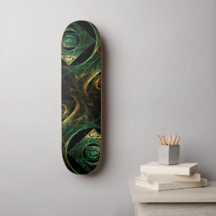 Vibrations magiques Skateboard d'art Abstrait